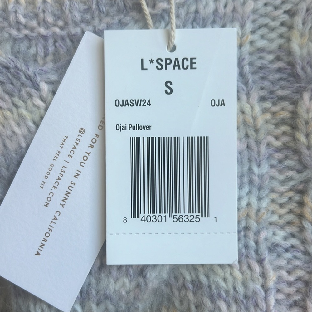 NWT L*Space Cozy Ojai Ombré Sweater - Picture 7 of 7